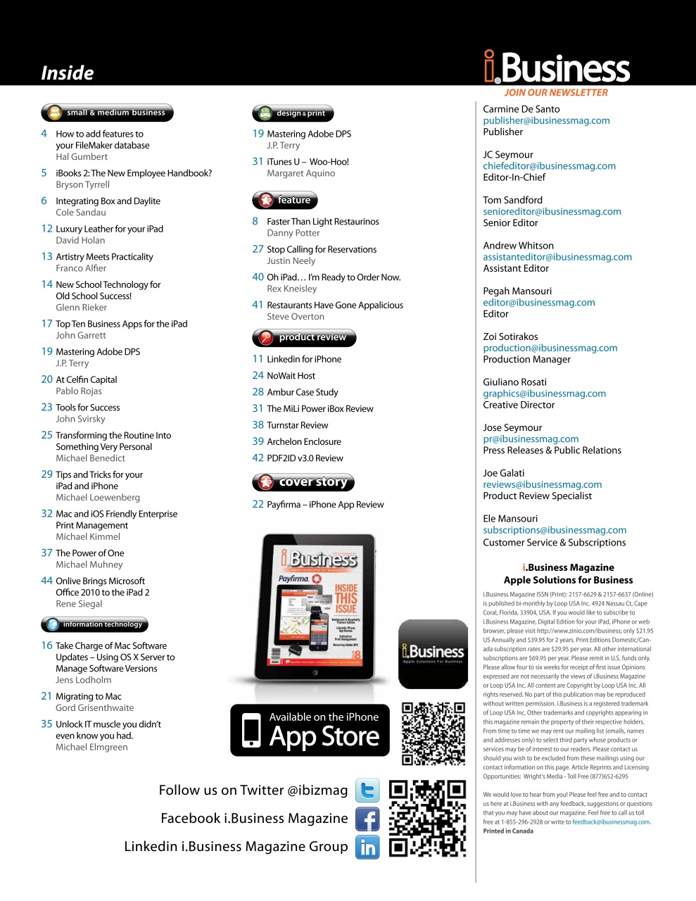 I.Business Preview Pages