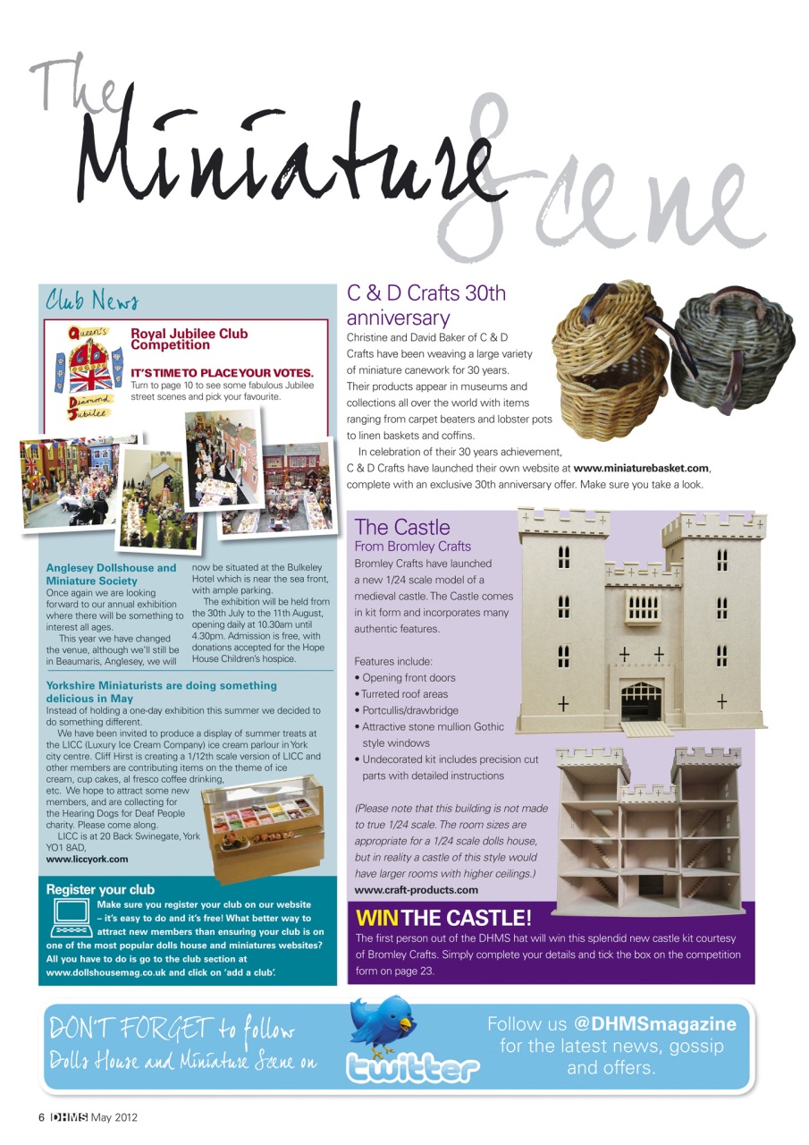 Dolls House and Miniature Scene Preview Pages