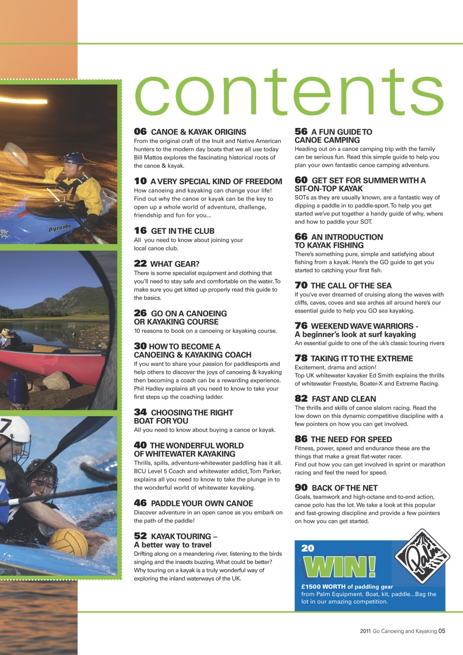 Go Canoeing and Kayaking Preview Pages