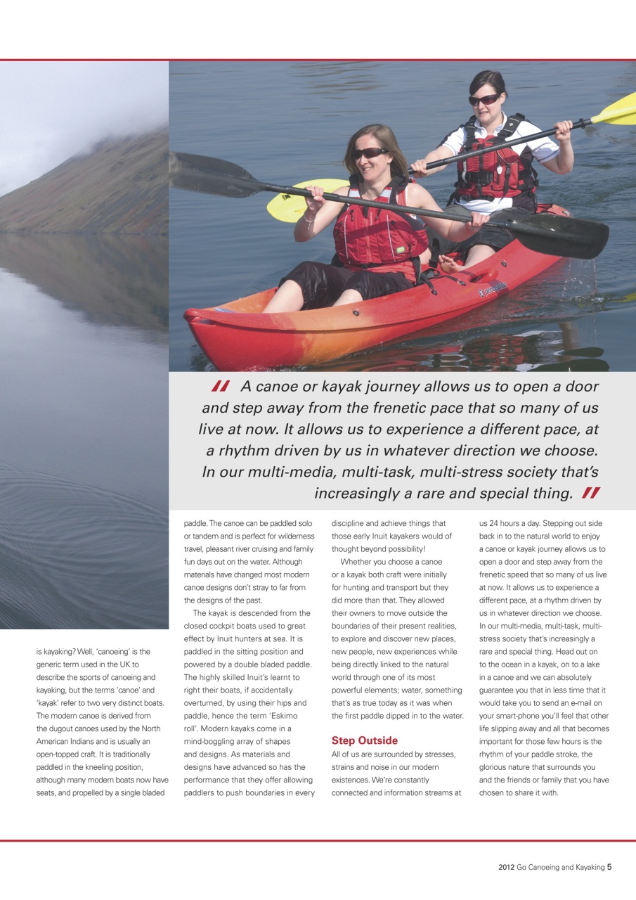 Go Canoeing and Kayaking Preview Pages