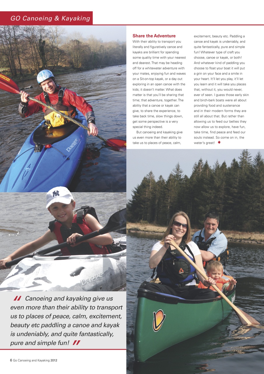 Go Canoeing and Kayaking Preview Pages