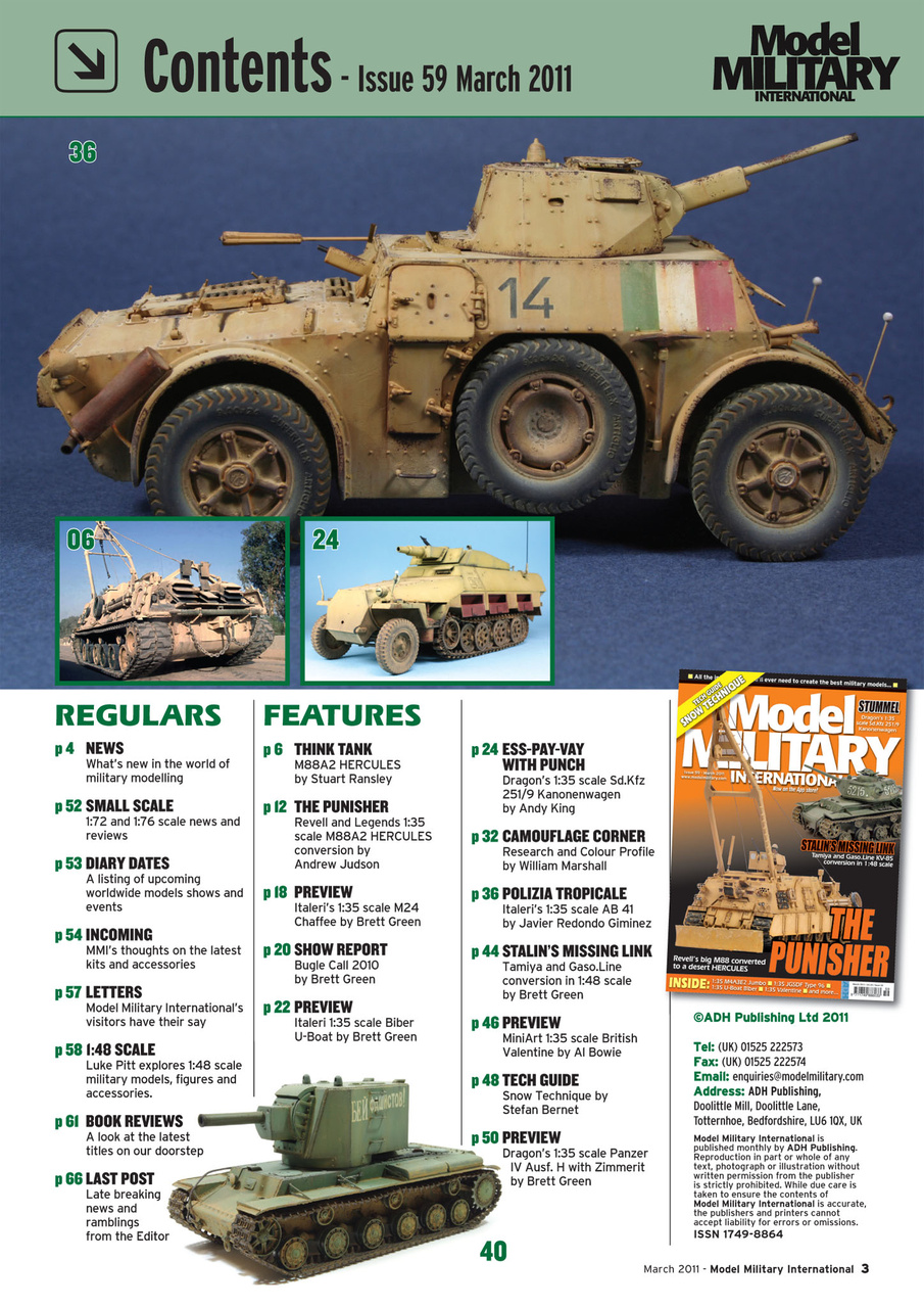 Model Military International Preview Pages