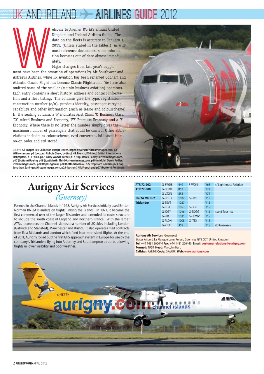 Airliner World Preview Pages