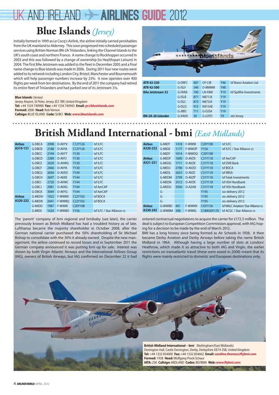 Airliner World Preview Pages