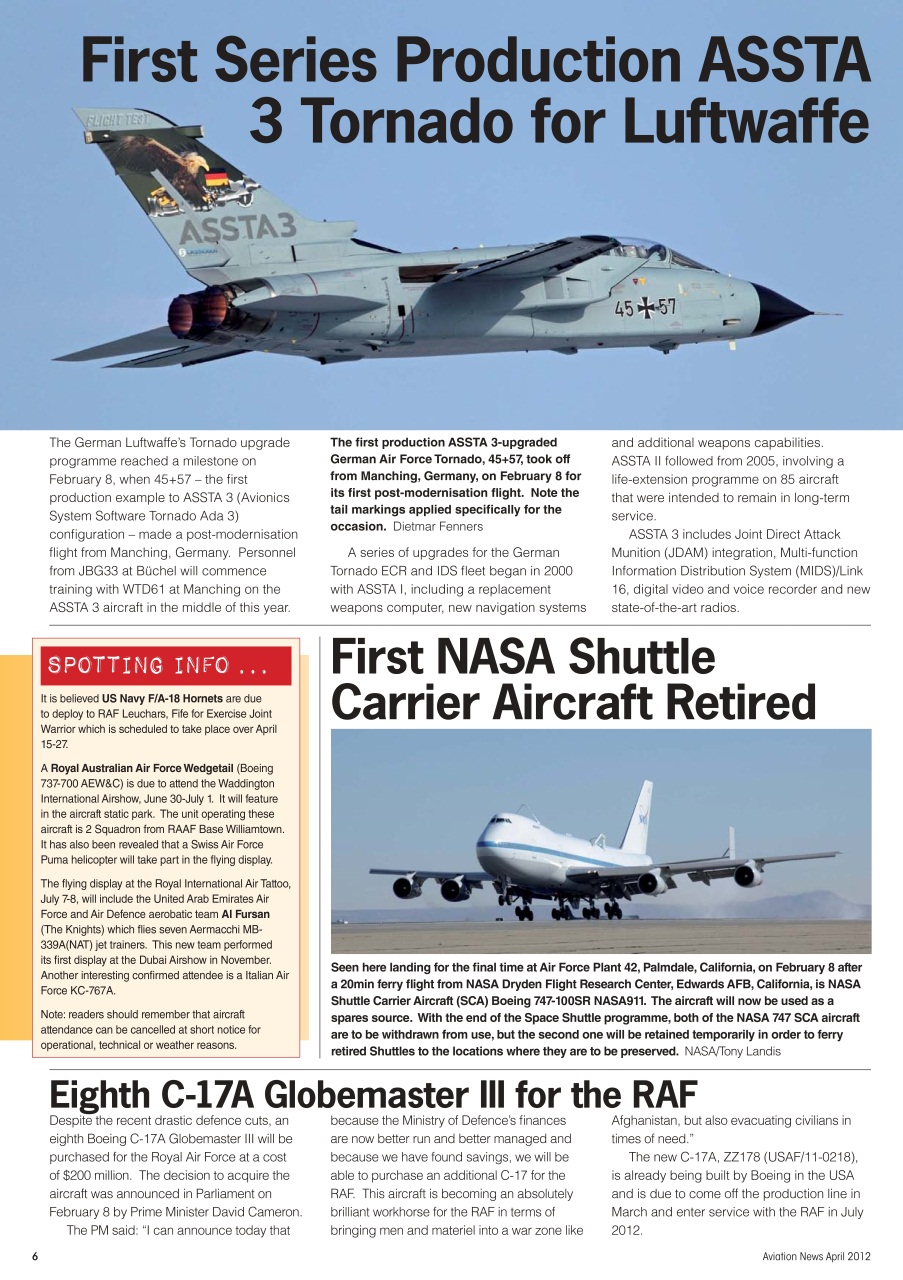 Aviation News Preview Pages