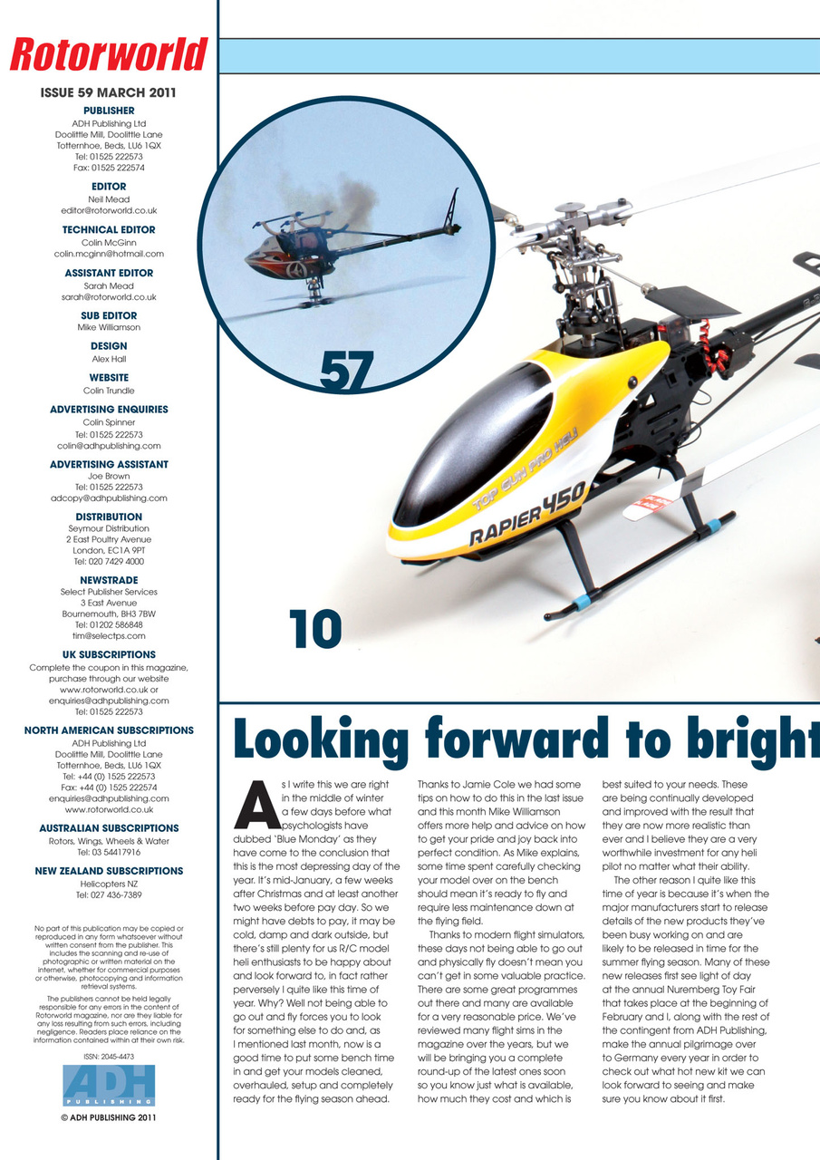 Radio Control Rotor World Preview Pages