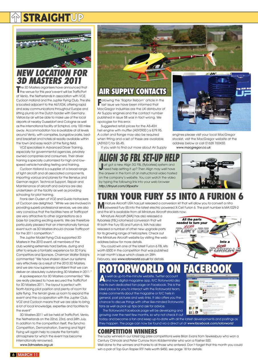 Radio Control Rotor World Preview Pages