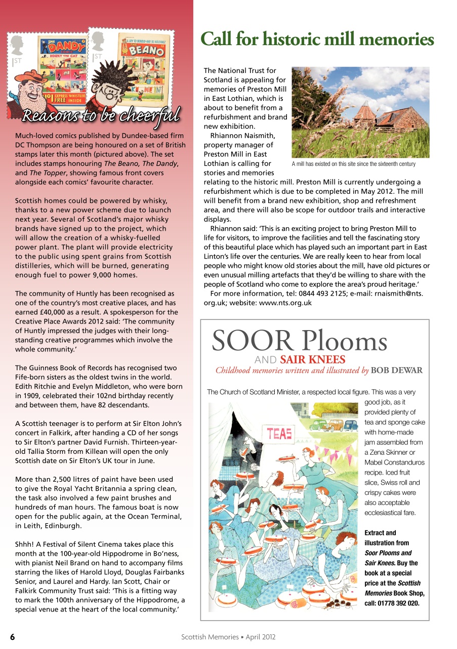 Scottish Memories Preview Pages