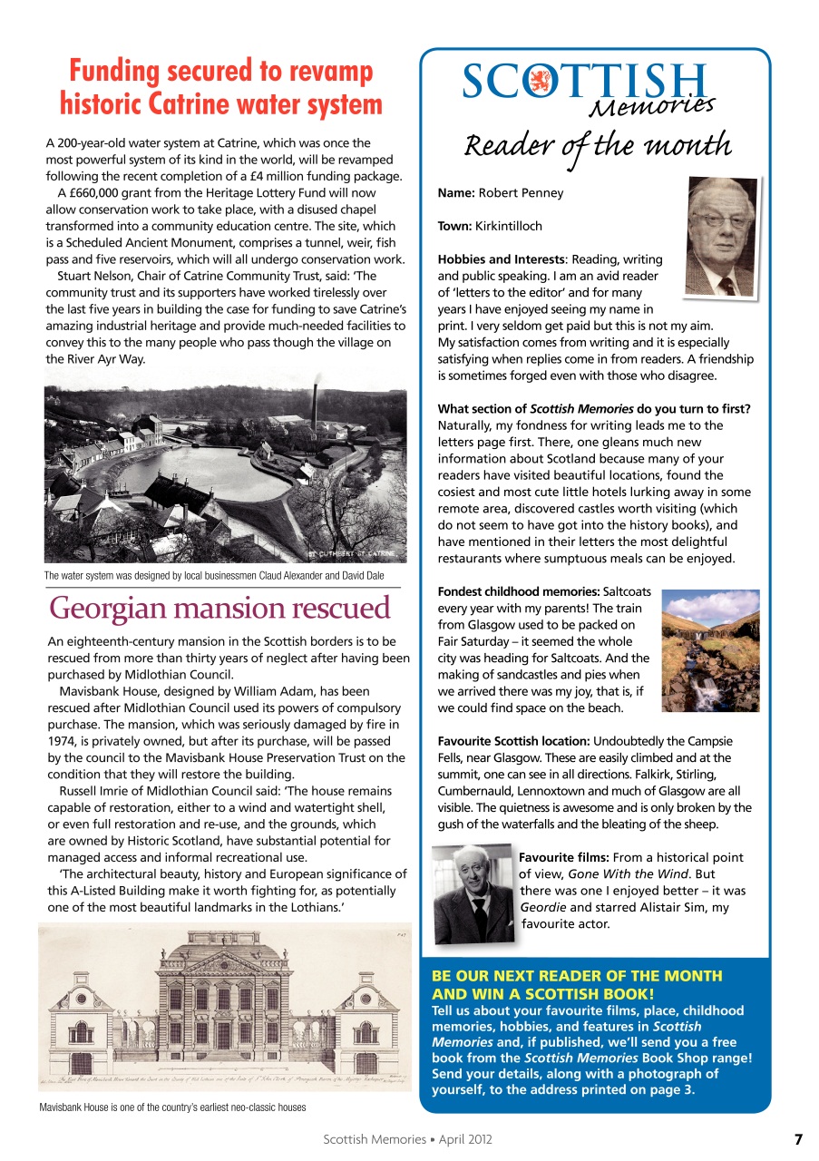 Scottish Memories Preview Pages