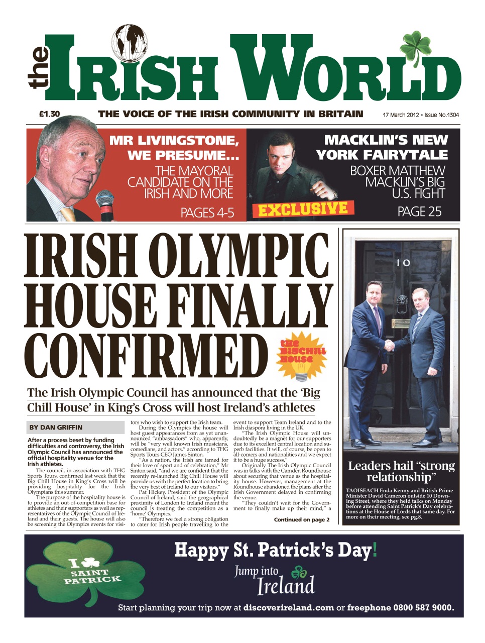 Irish World Preview Pages