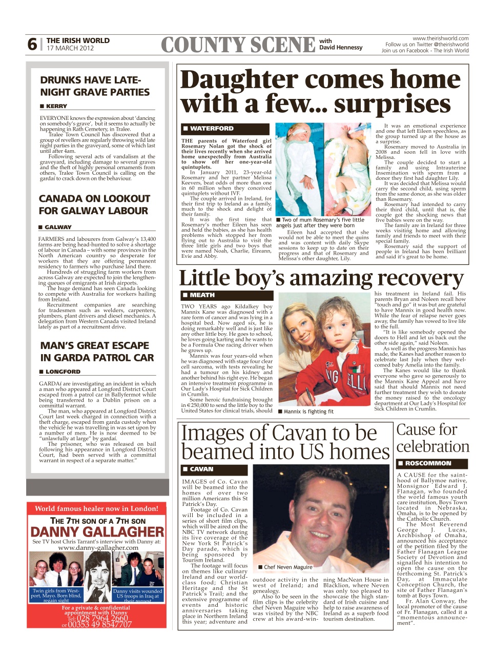 Irish World Preview Pages