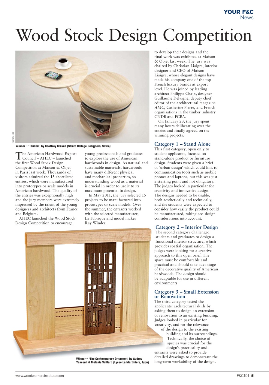 Furniture & Cabinetmaking Preview Pages