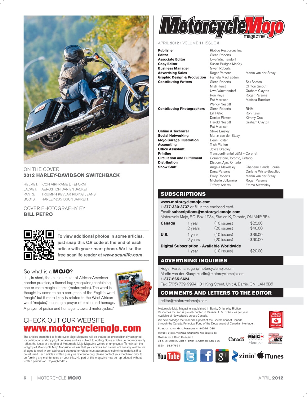 Motorcycle Mojo Preview Pages