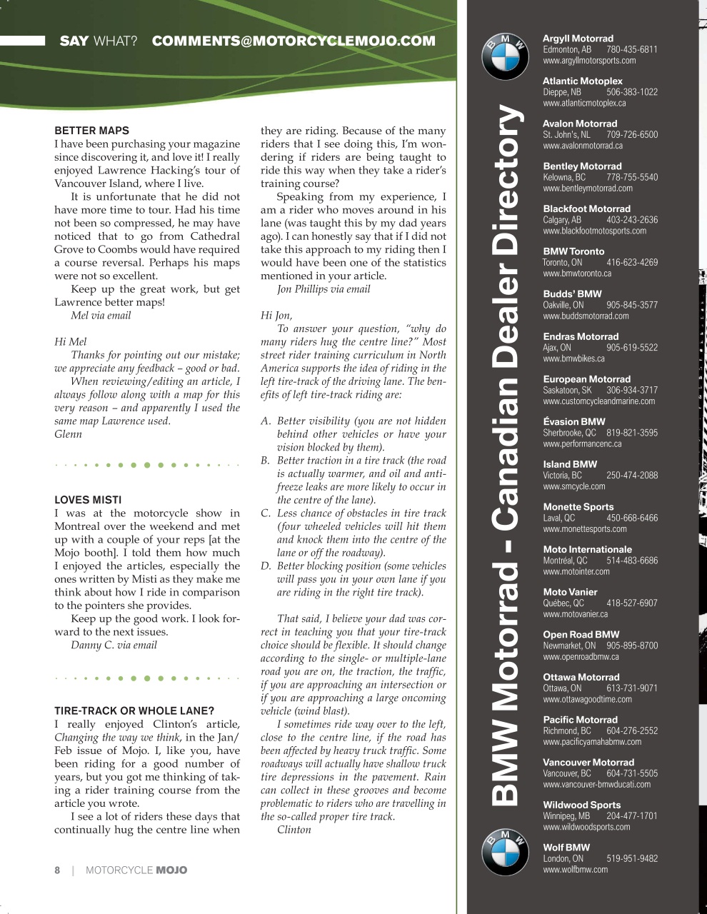 Motorcycle Mojo Preview Pages