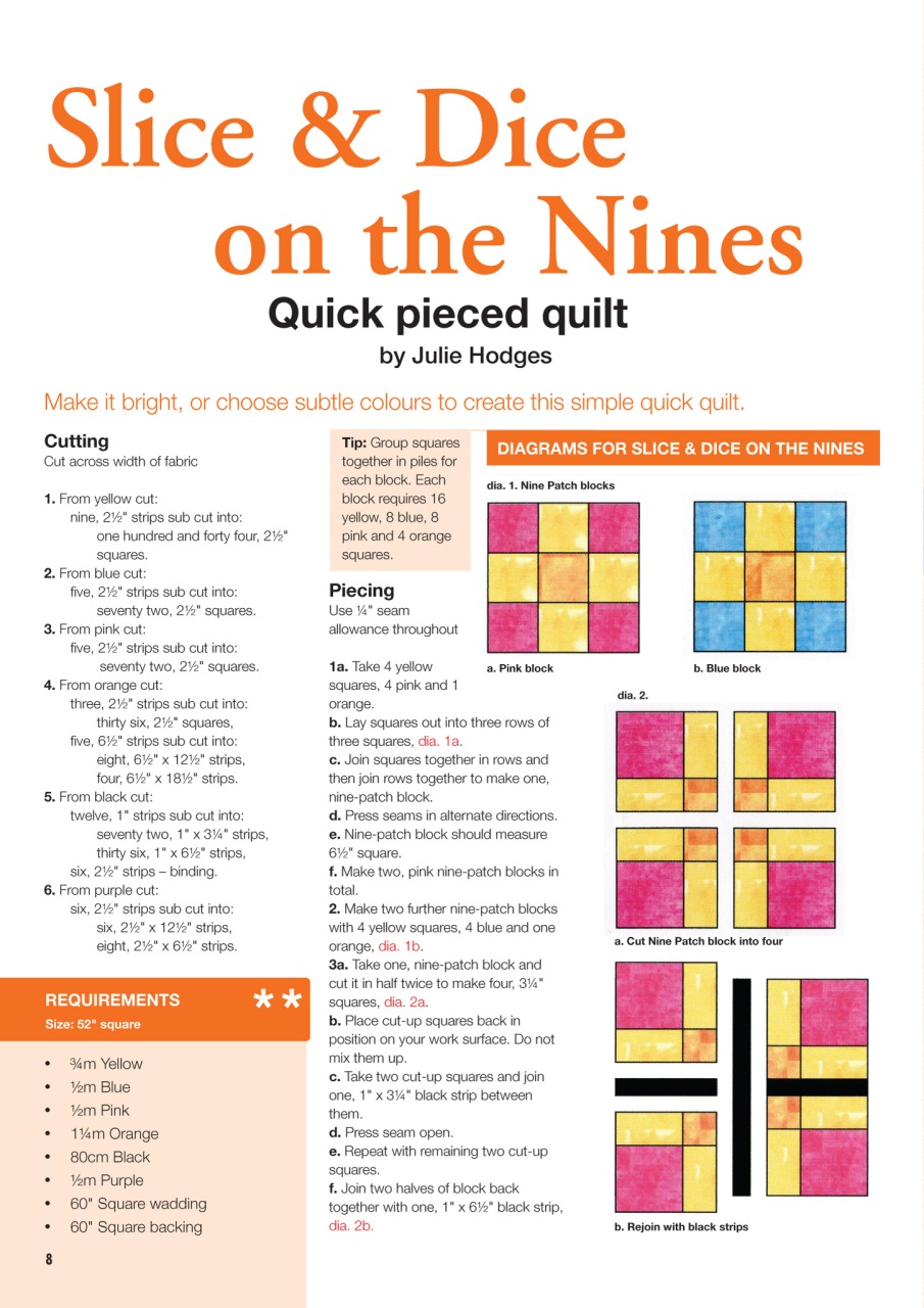 Patchwork and Quilting Preview Pages