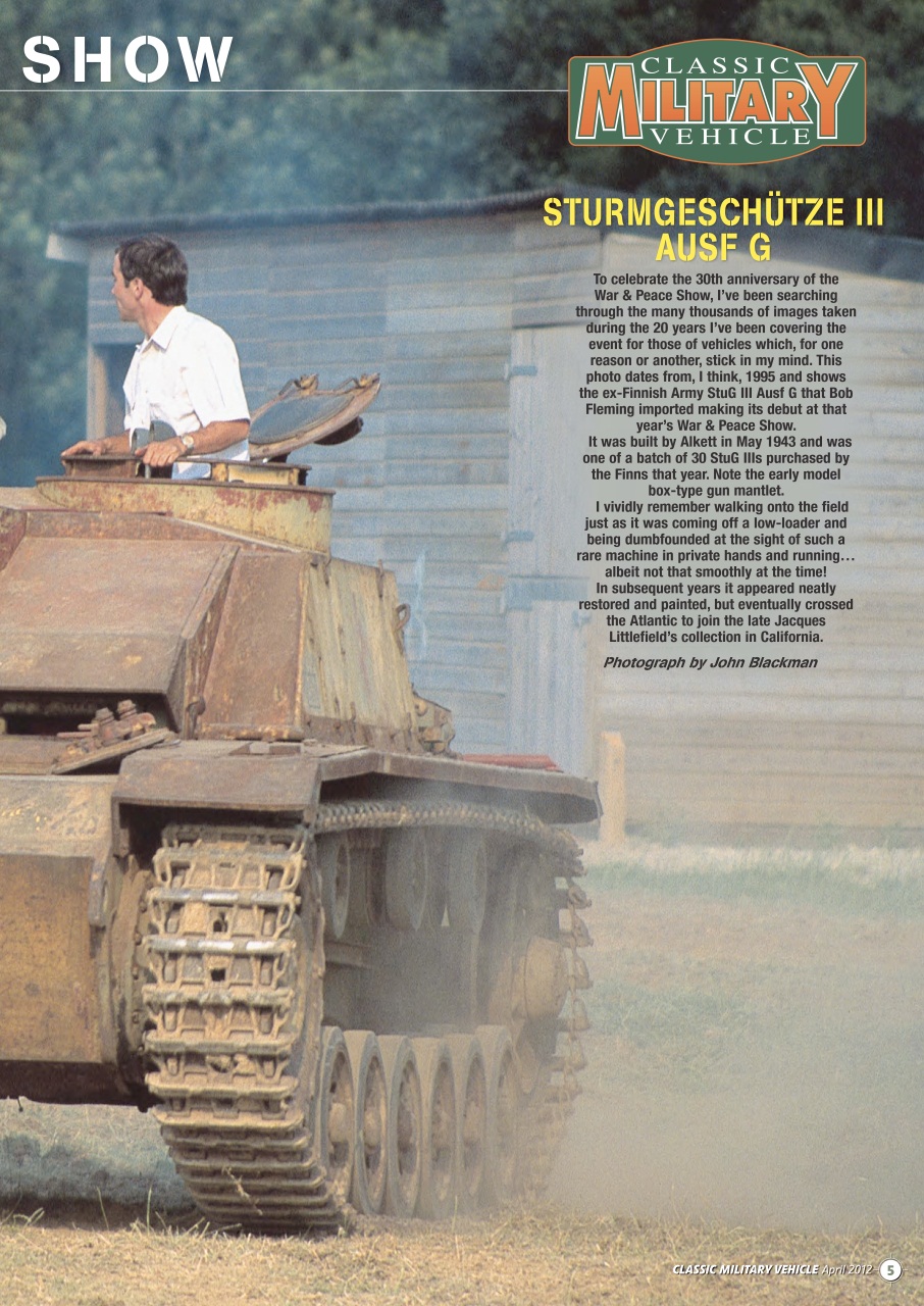 Classic Military Vehicle Preview Pages