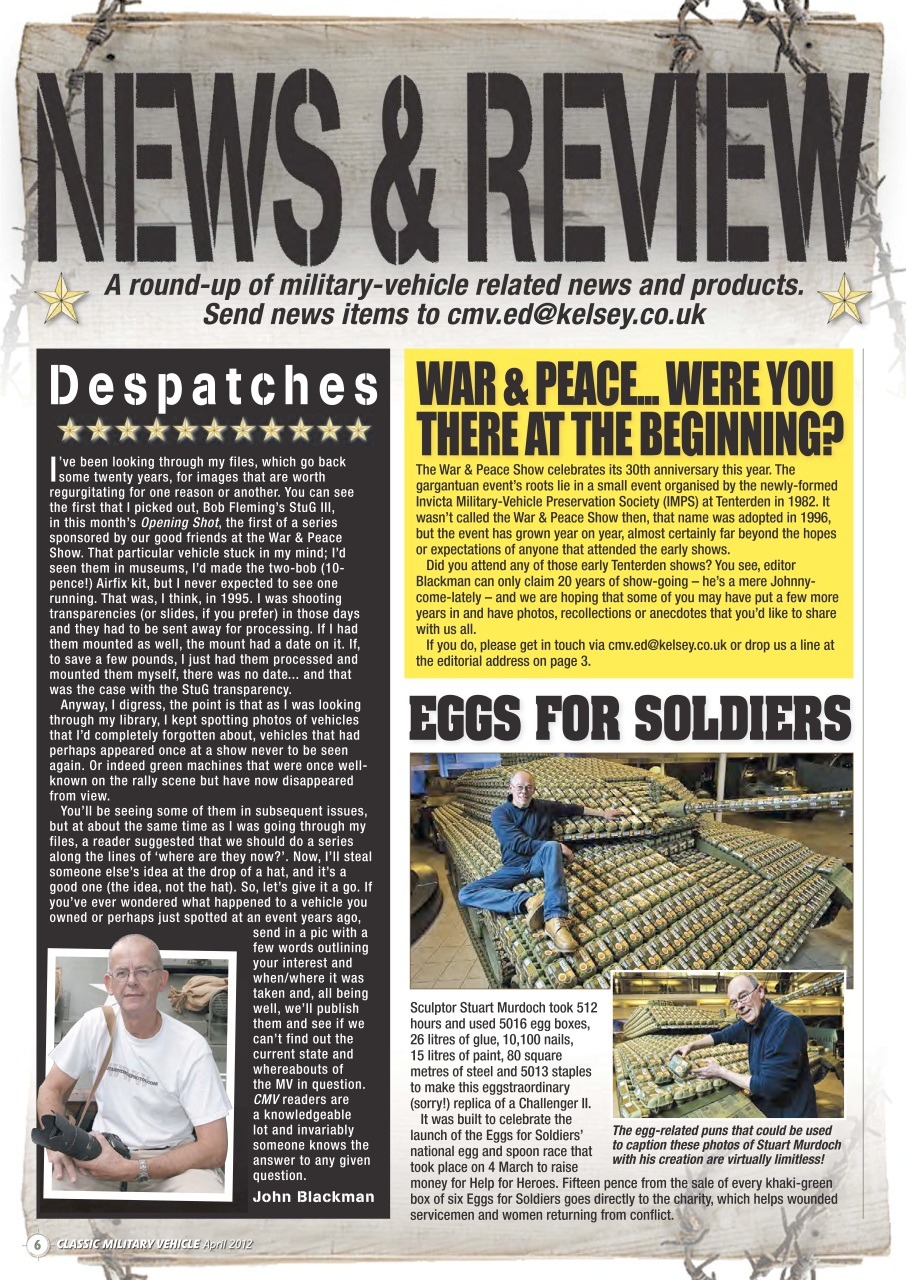 Classic Military Vehicle Preview Pages