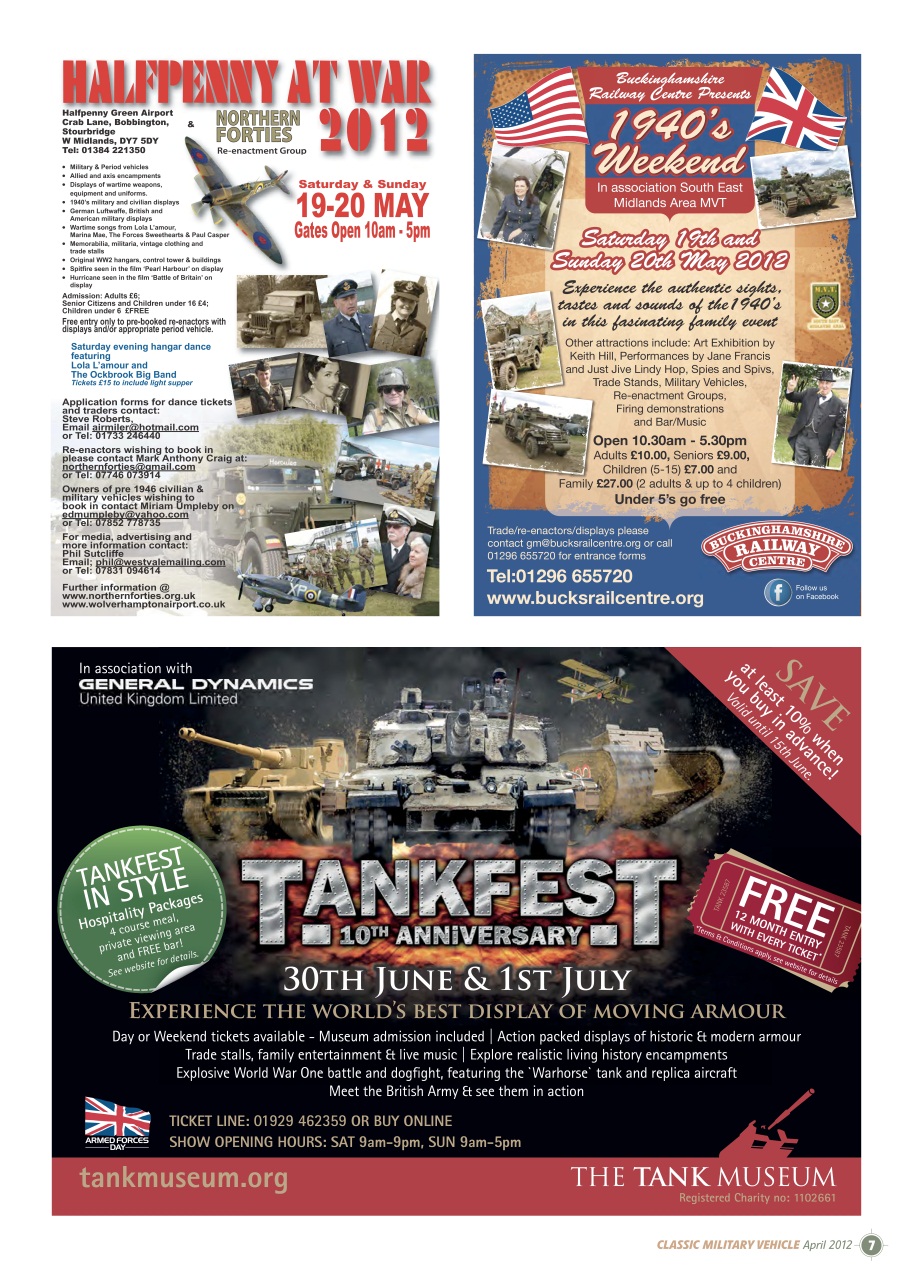 Classic Military Vehicle Preview Pages