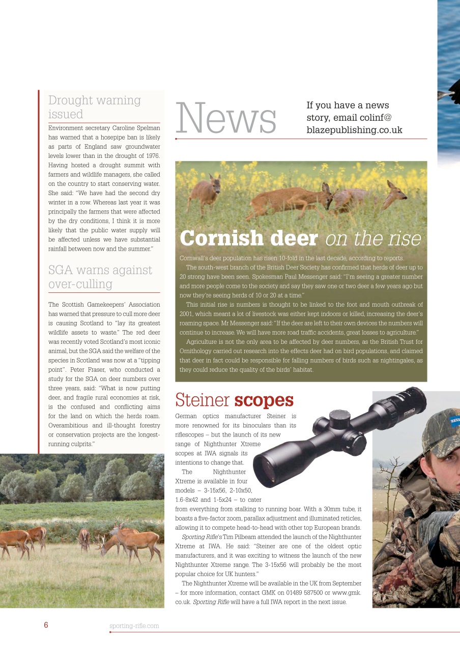 Sporting Rifle Preview Pages