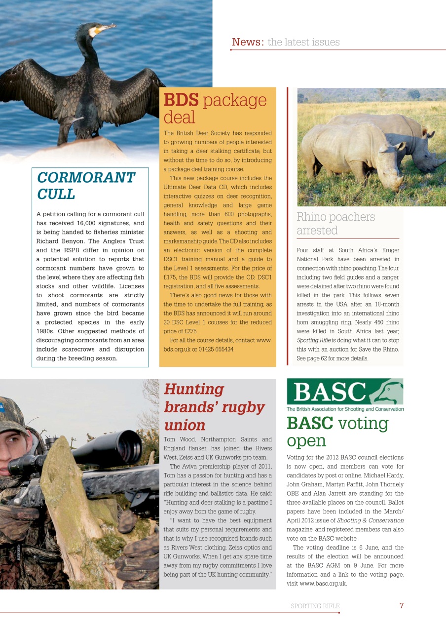 Sporting Rifle Preview Pages