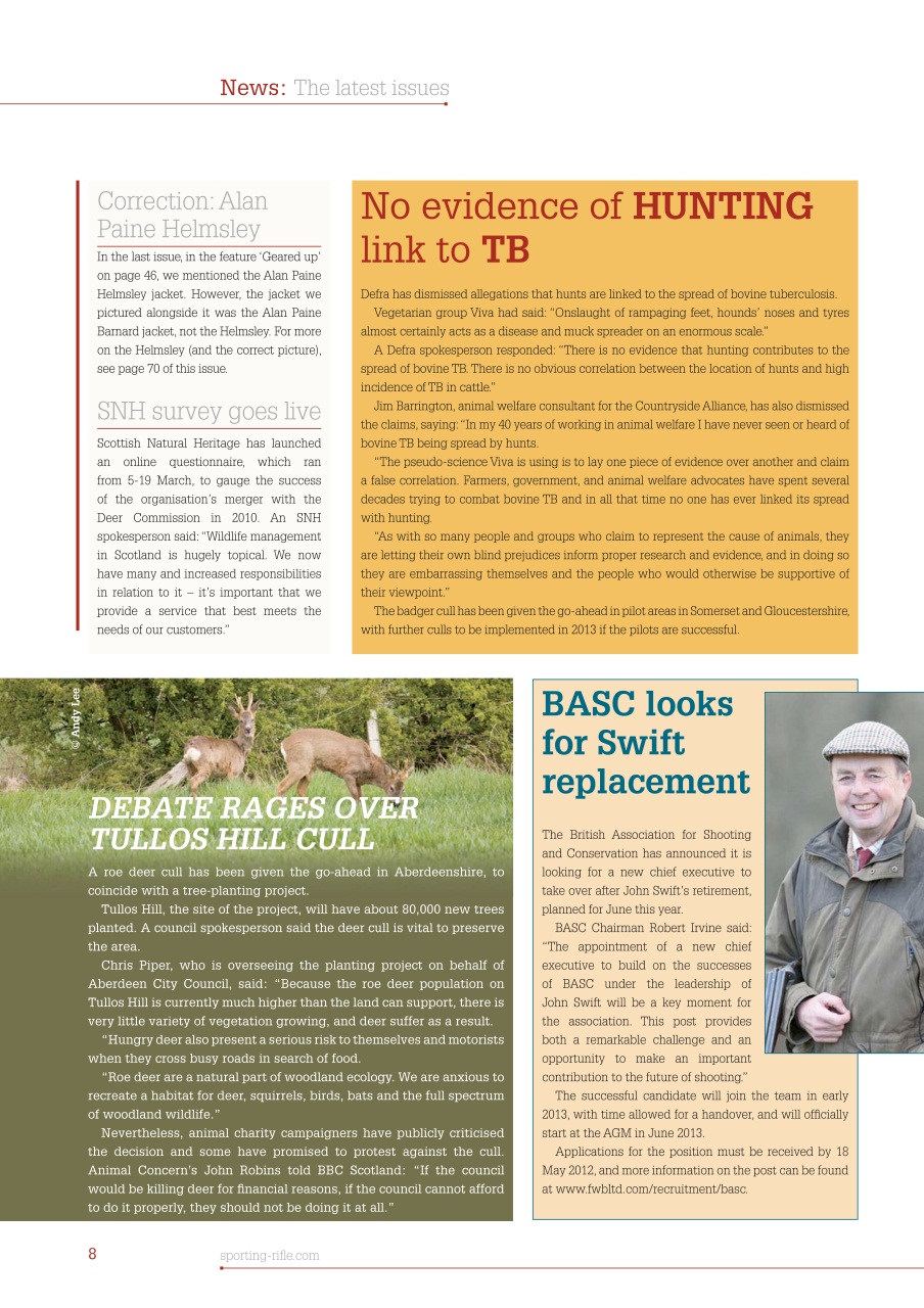 Sporting Rifle Preview Pages