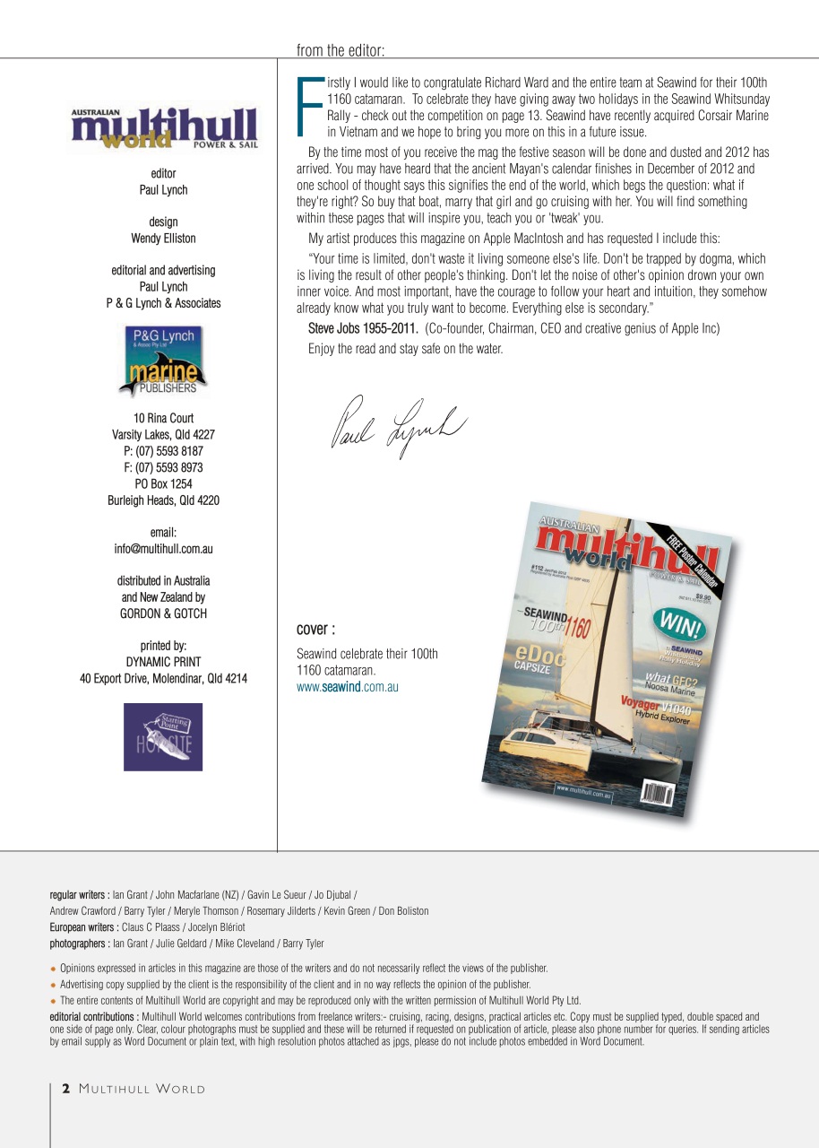 Multihull World Preview Pages