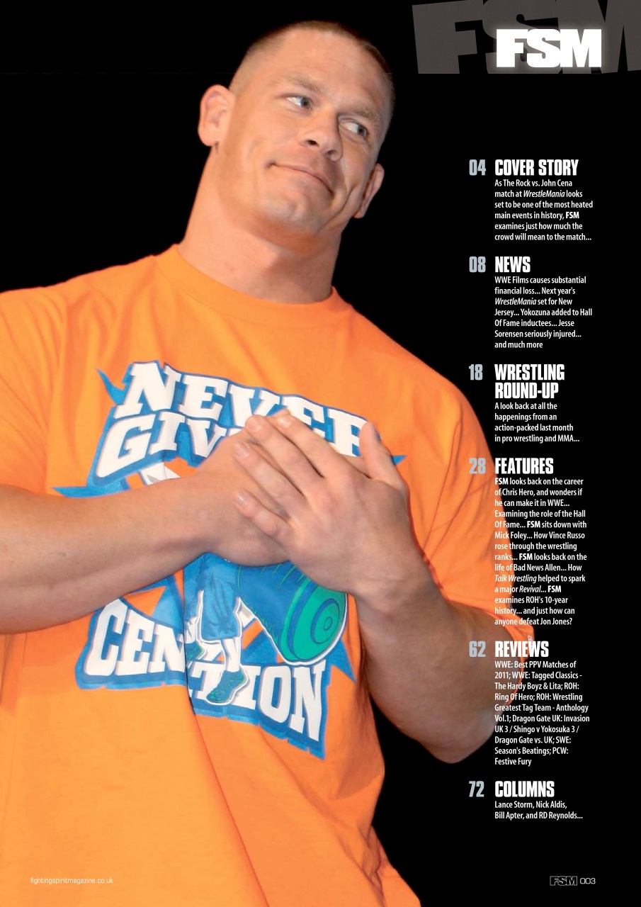 Wrestletalk Magazine Preview Pages