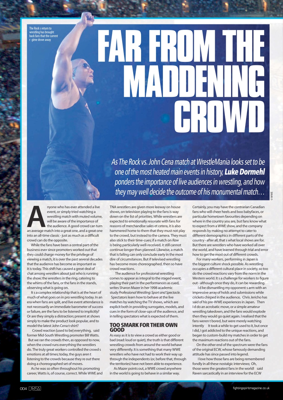 Wrestletalk Magazine Preview Pages