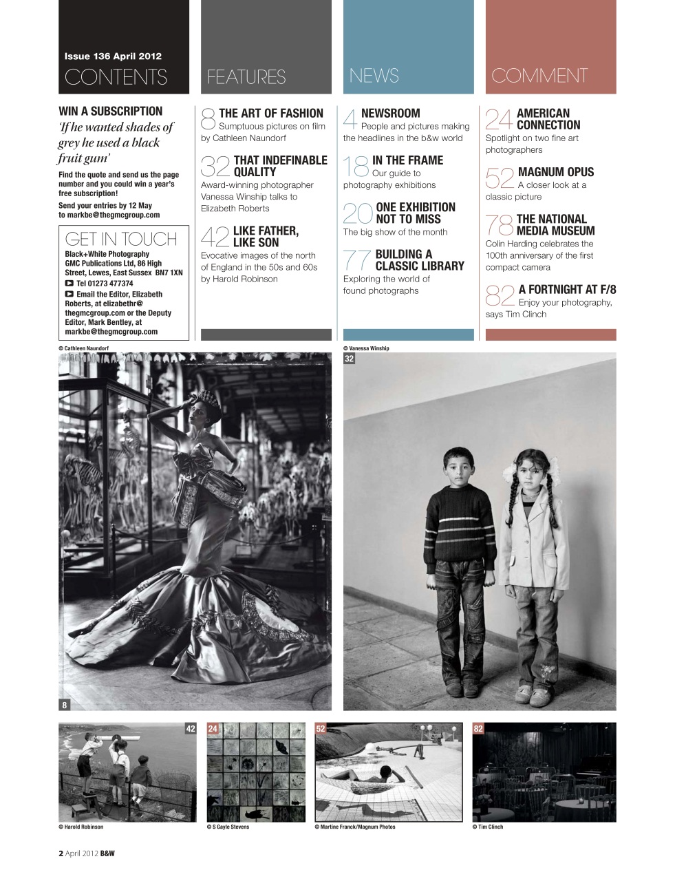 Black+White Photography Preview Pages