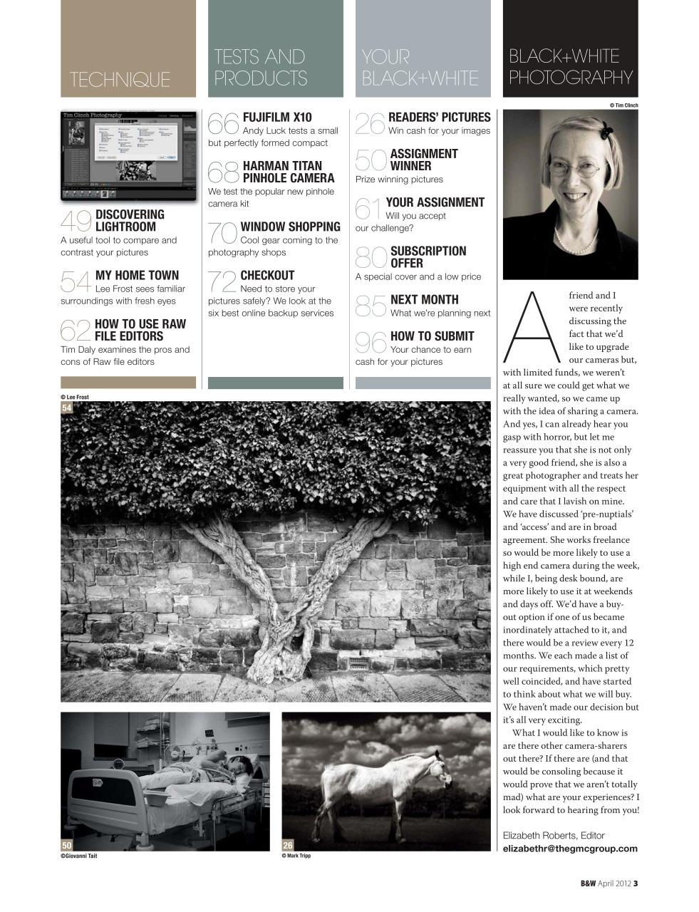 Black+White Photography Preview Pages