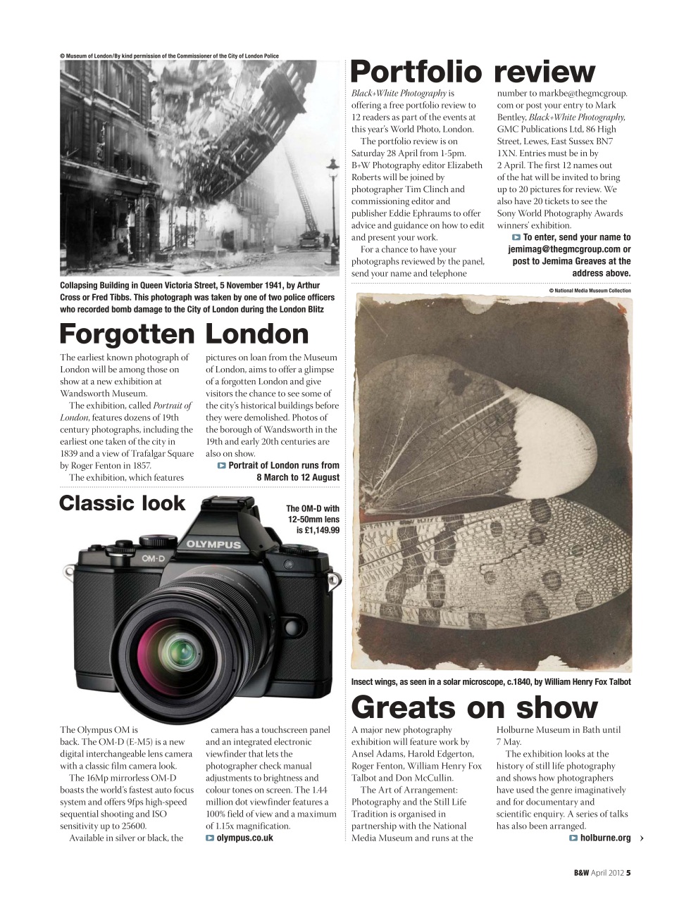 Black+White Photography Preview Pages