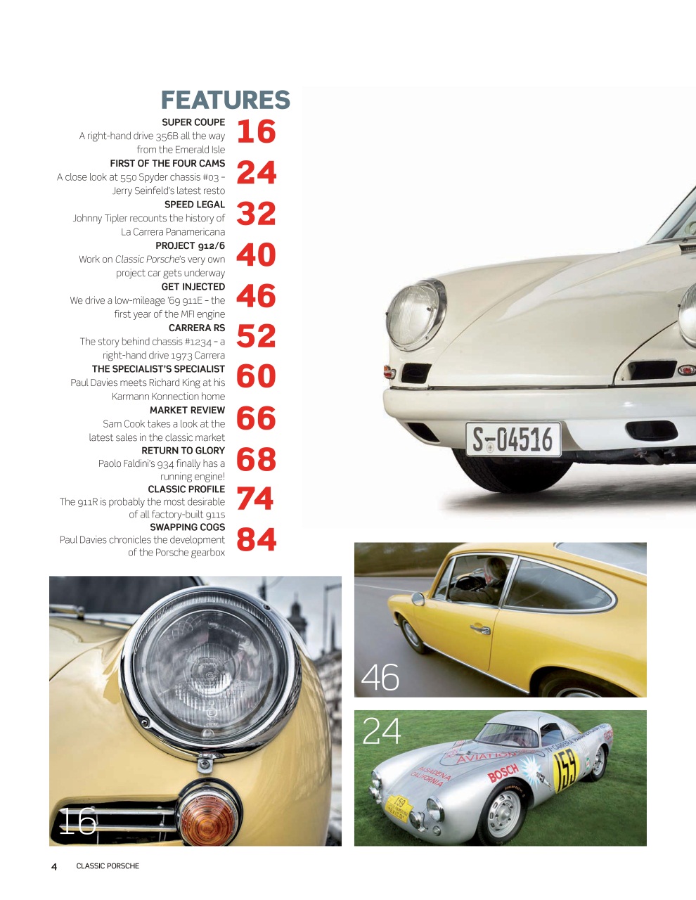 Classic Porsche Preview Pages