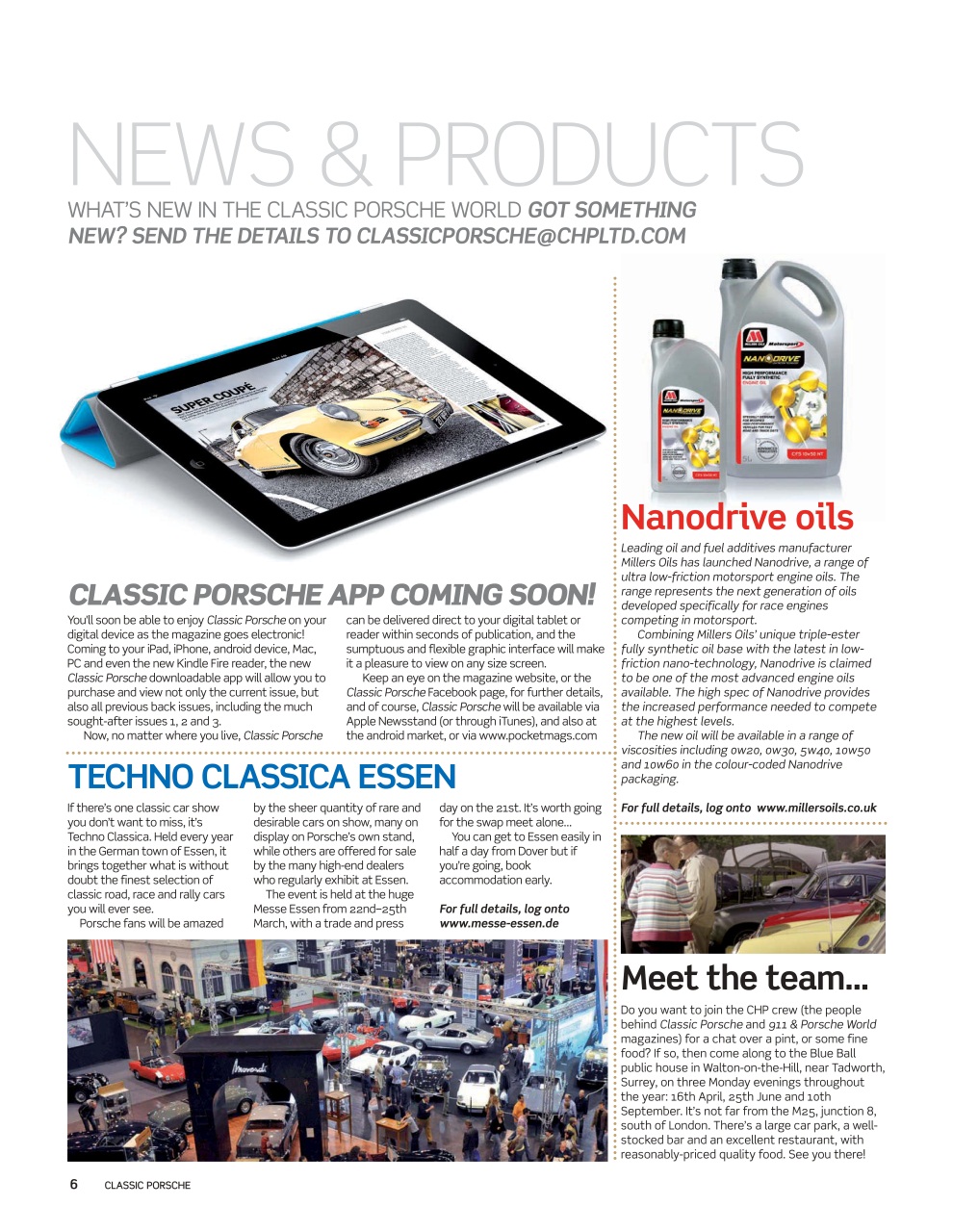 Classic Porsche Preview Pages