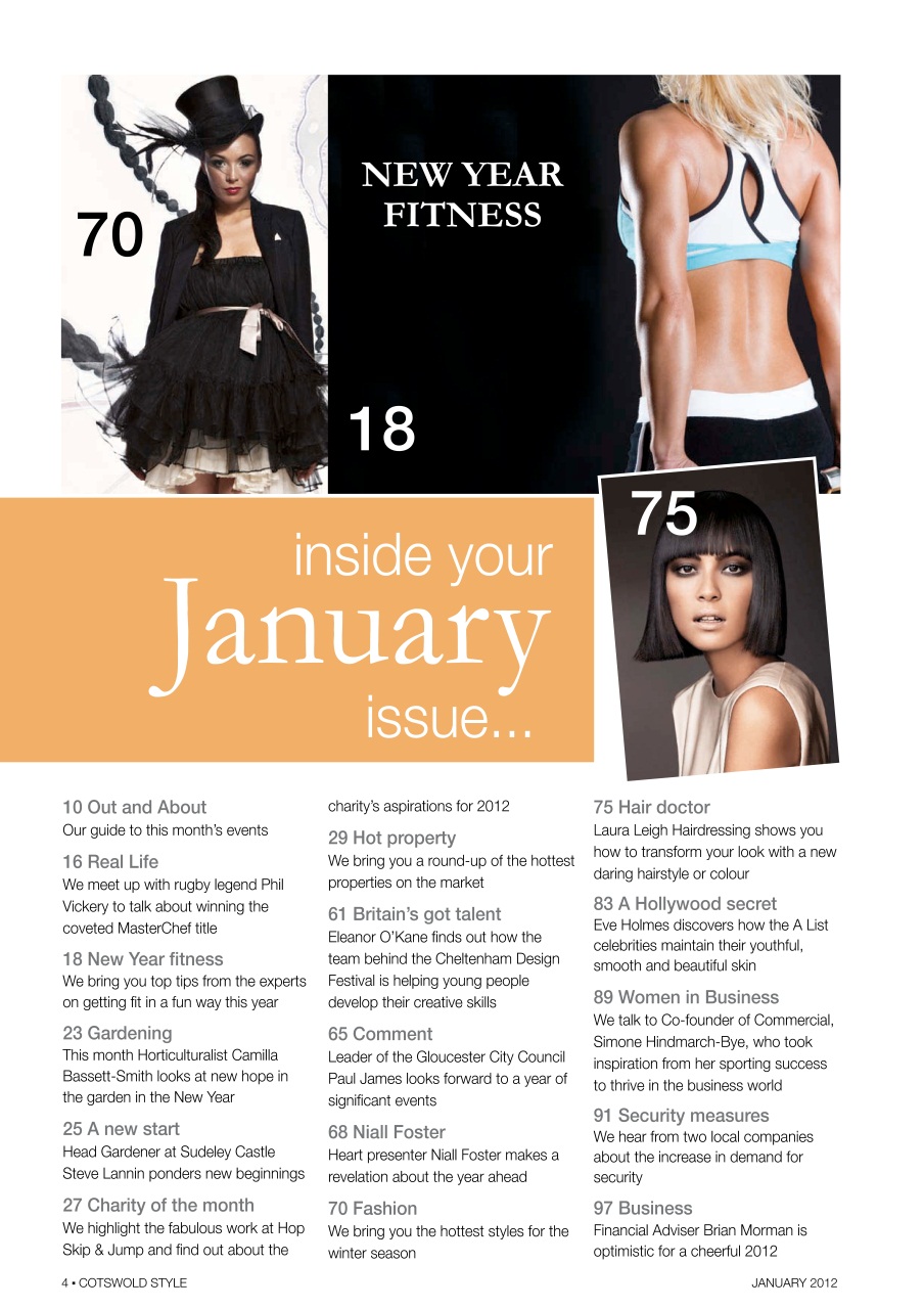 Cotswold Style Preview Pages