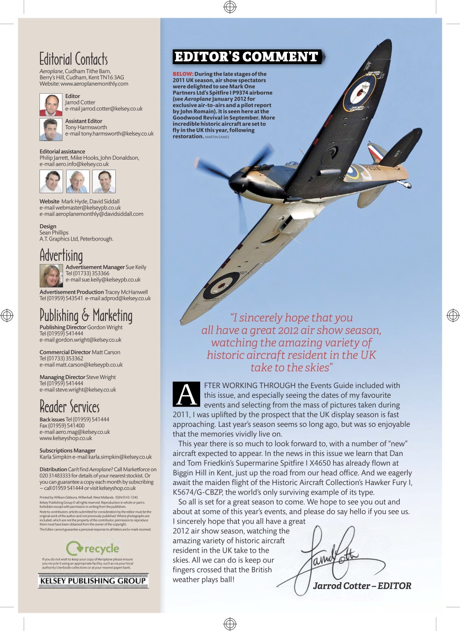 Aeroplane Preview Pages