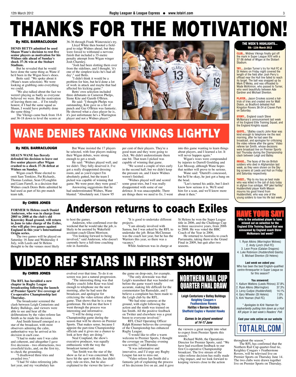 League Express Preview Pages