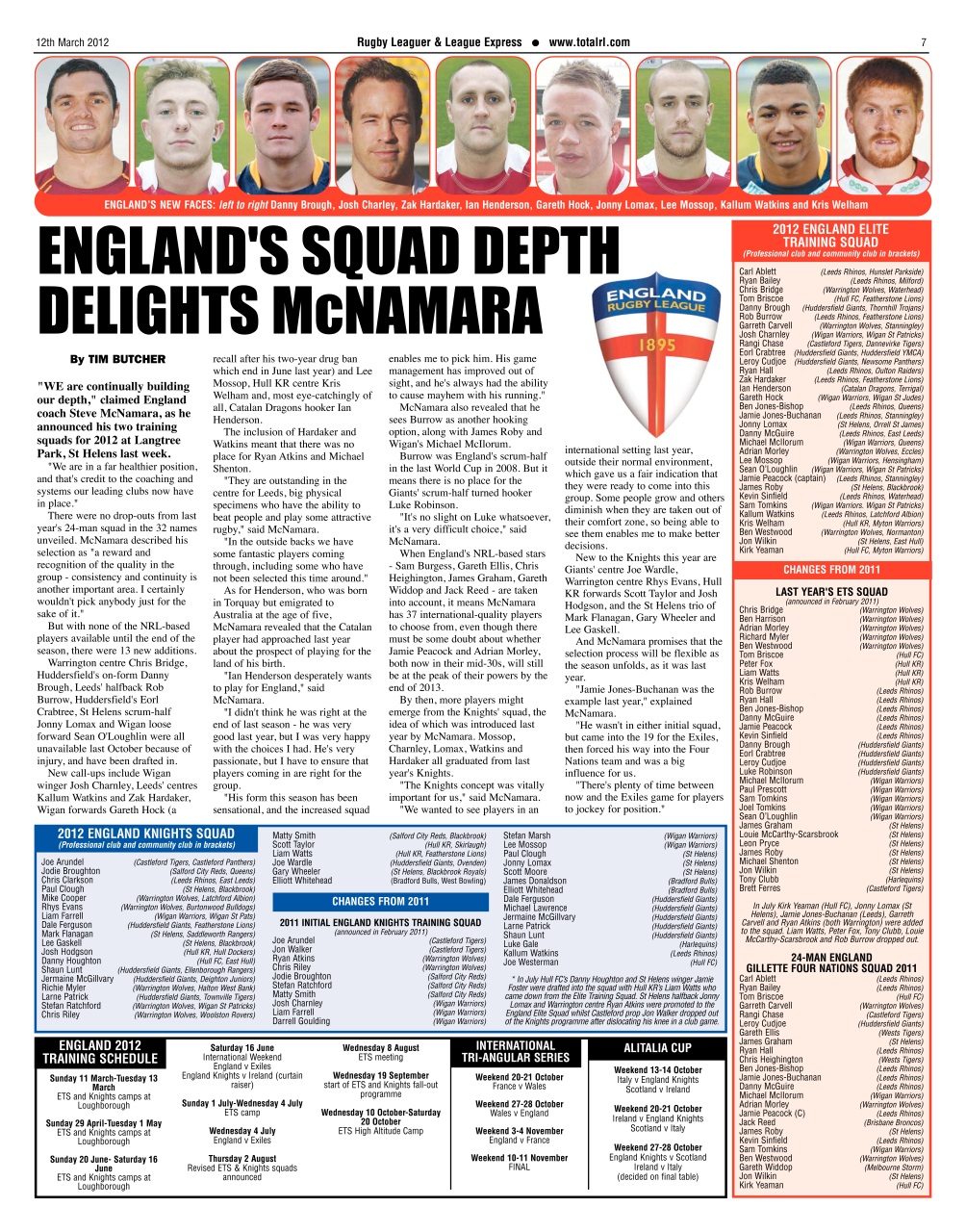 League Express Preview Pages