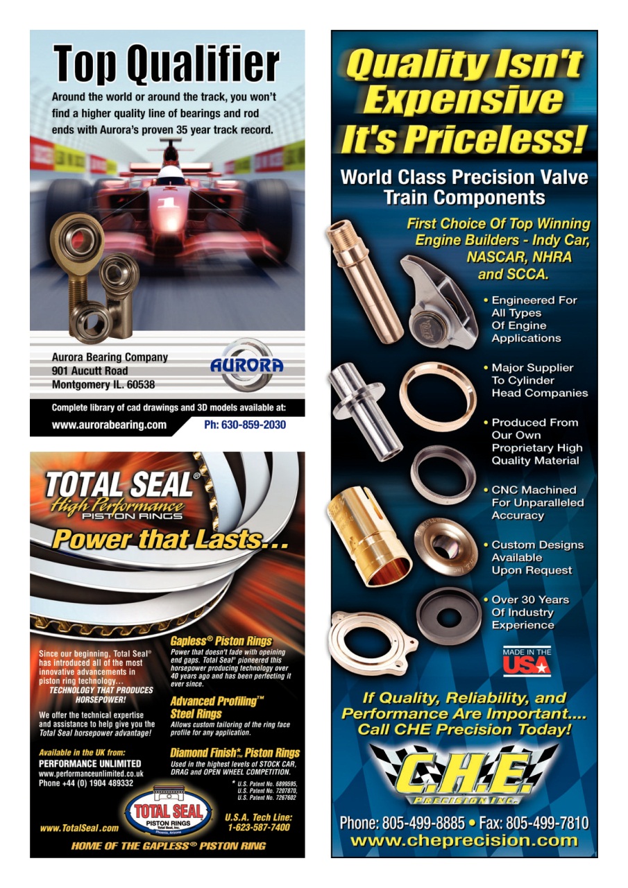 CUP Race Technology Preview Pages