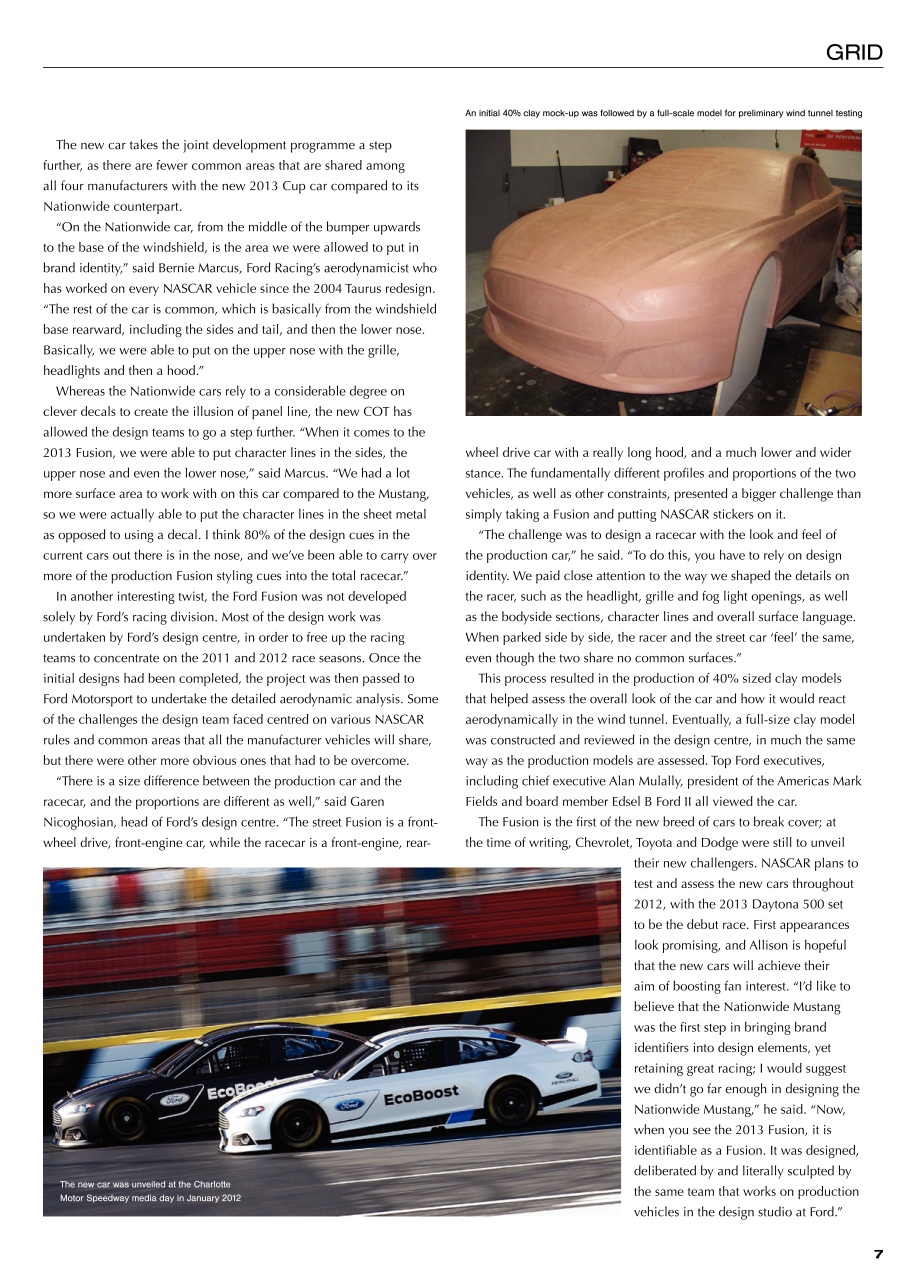 CUP Race Technology Preview Pages