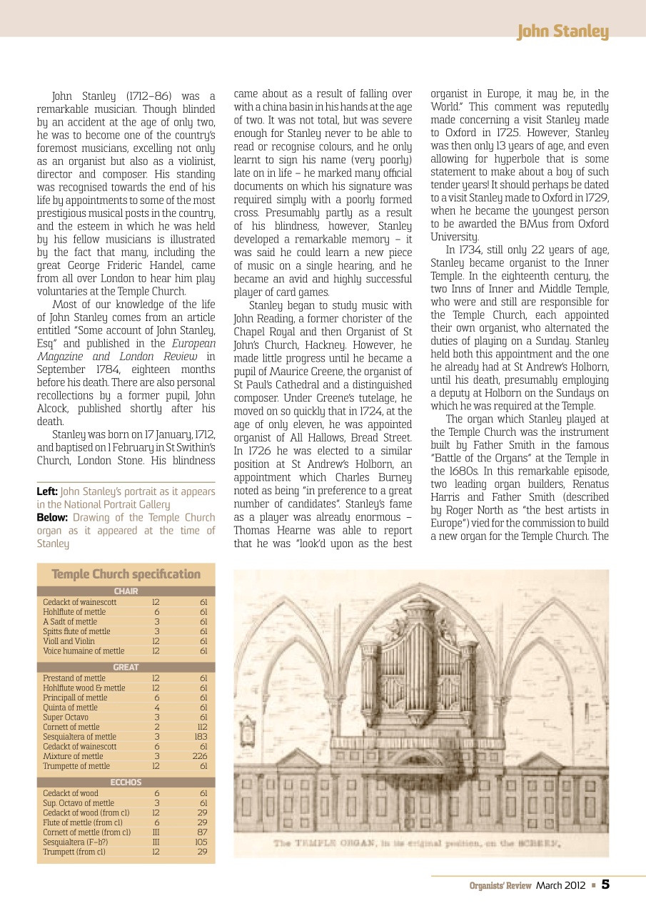 Organists' Review Preview Pages