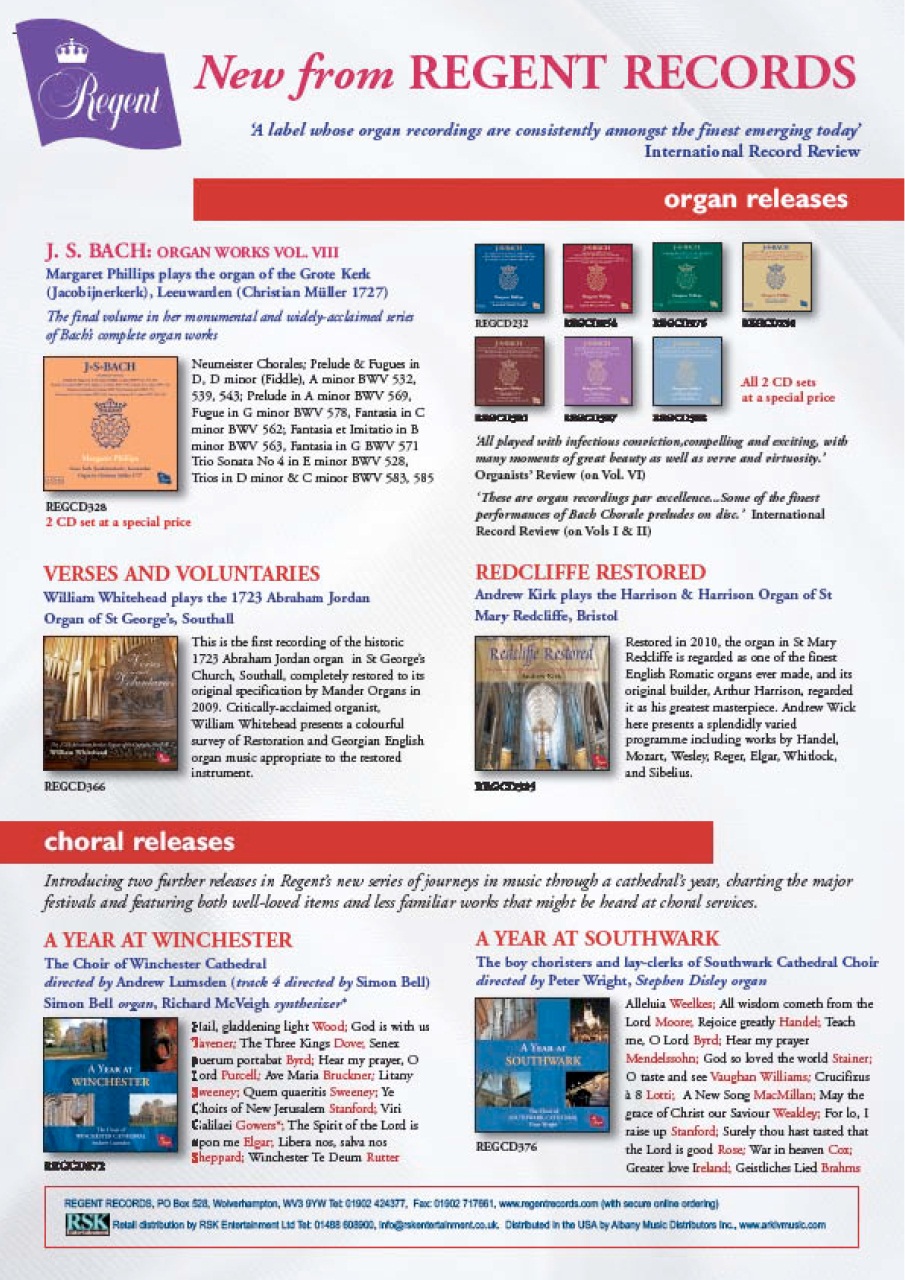 Organists' Review Preview Pages