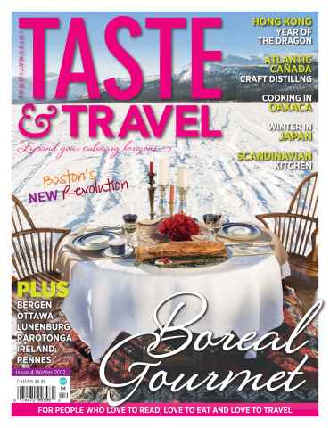 Taste & Travel International issue Winter 2012