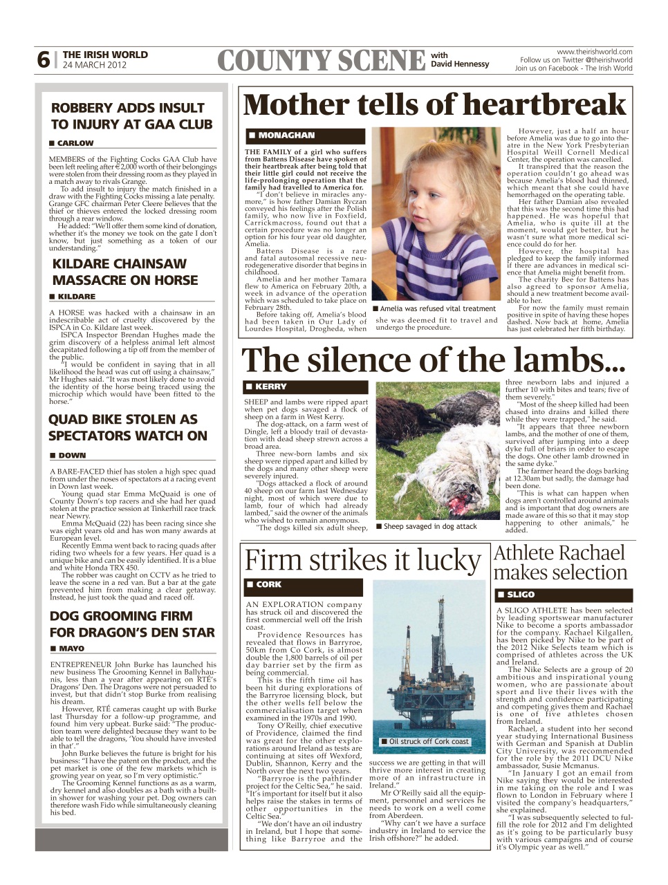 Irish World Preview Pages