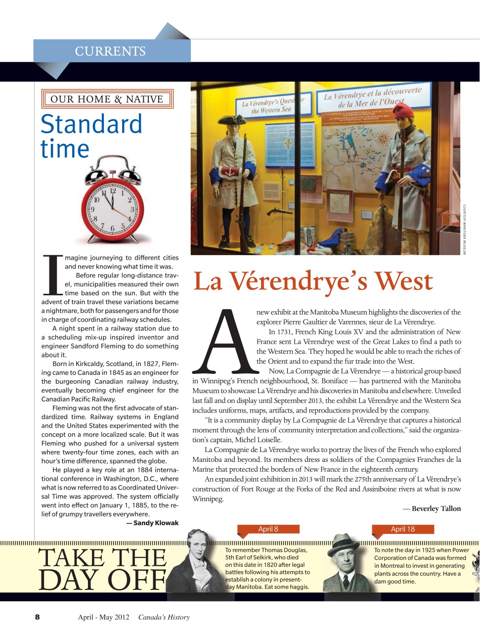 Canada's History Preview Pages