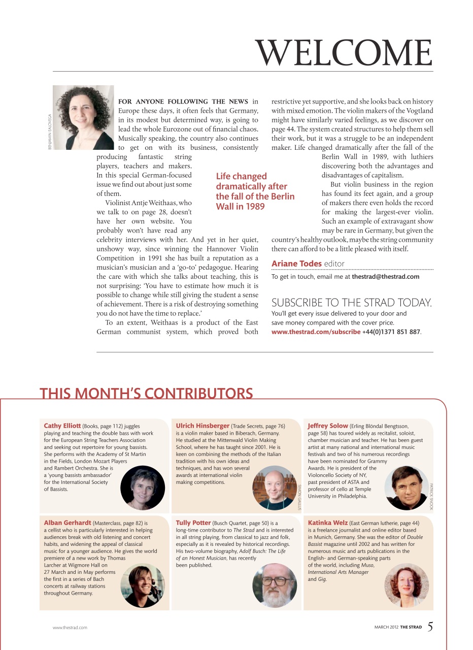 The Strad Preview Pages