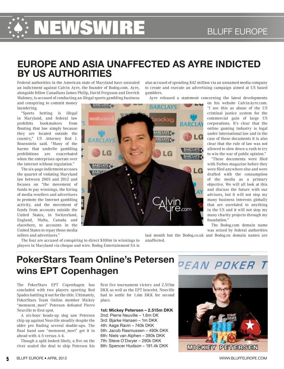 Bluff Europe Preview Pages