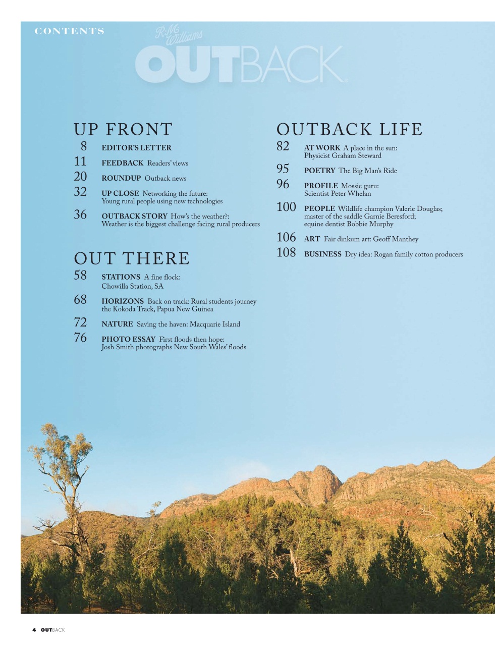OUTBACK Magazine Preview Pages