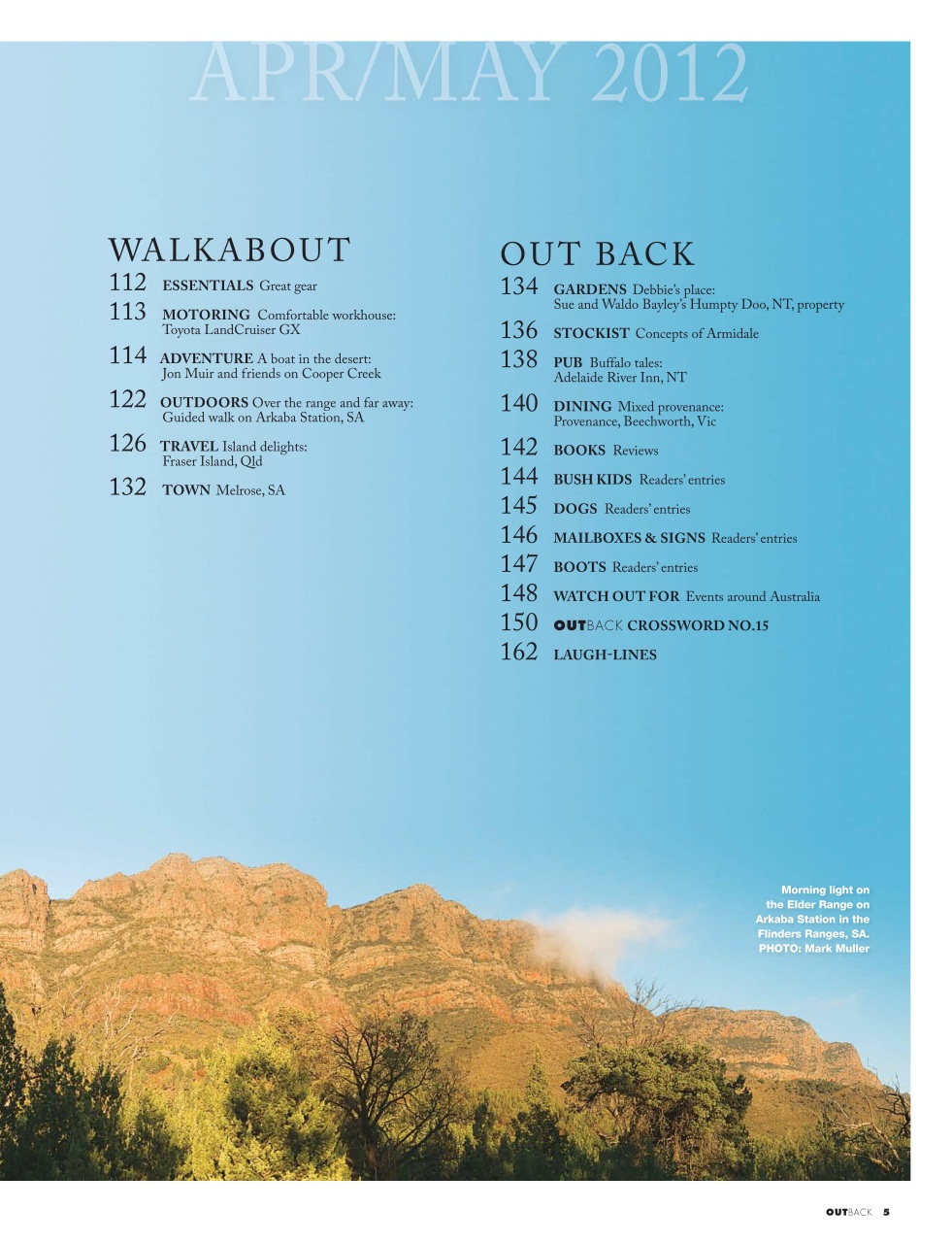 OUTBACK Magazine Preview Pages