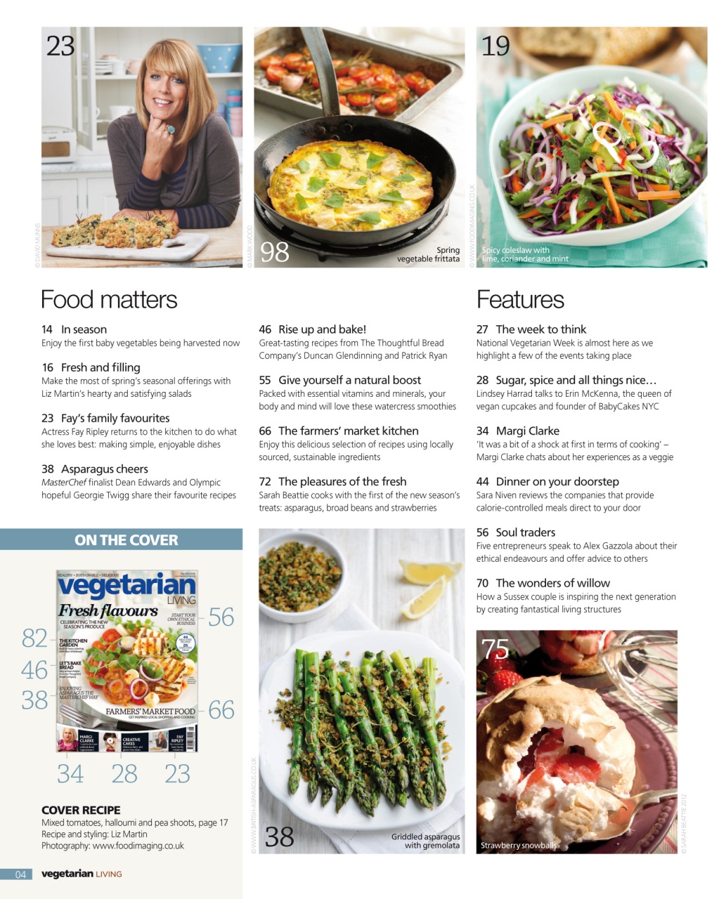 Vegetarian Living Preview Pages
