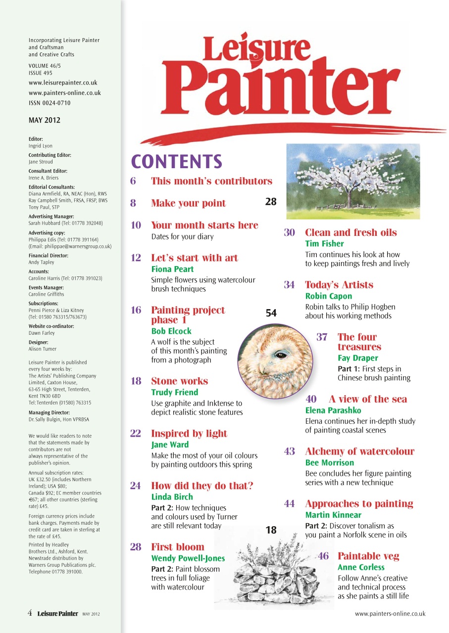 Leisure Painter & The Artist Preview Pages